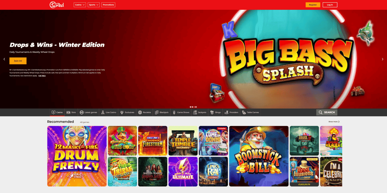 32Red Online Casino UK