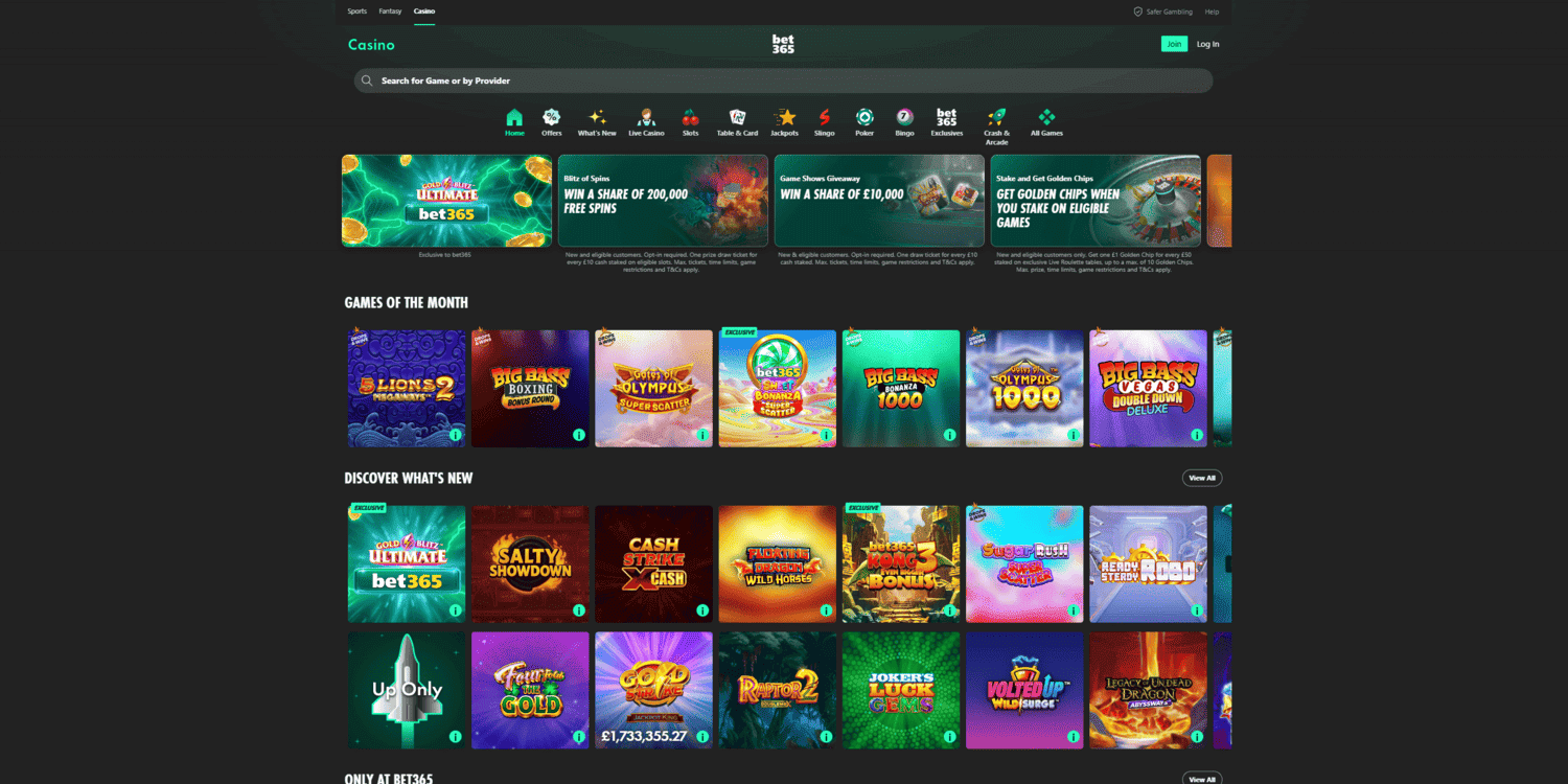 Bet365 Online Casino UK