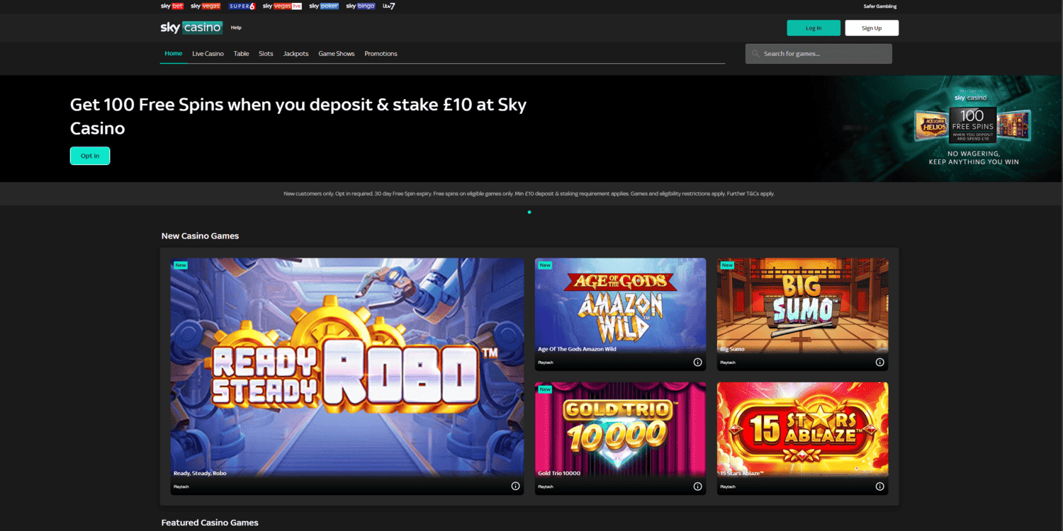 Sky Bet Online Casino UK