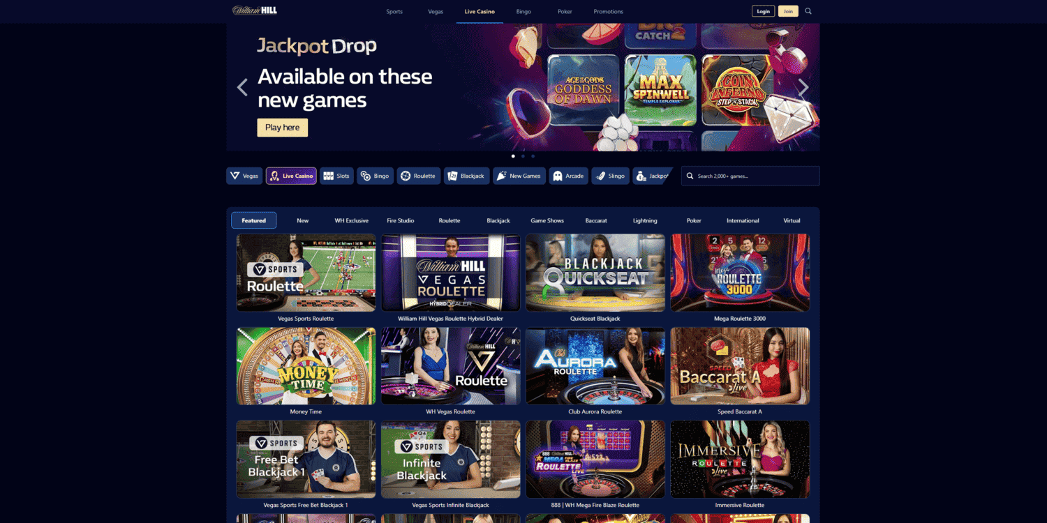 William Hill Online Casino UK